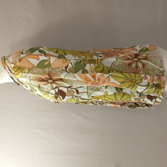 Maliparmi Wild Mod Print Lightweight Cotton Blazer Jacket Tropical Colorful Fun - Picture 3 of 14